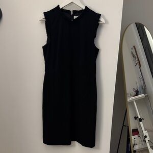 J. Crew Black Sleeveless Mini Dress
